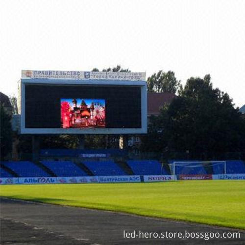 Waterproof Stadium LED Display, Angle Adjustable, Rubber Cover for Protection, Used in Rubber Mask